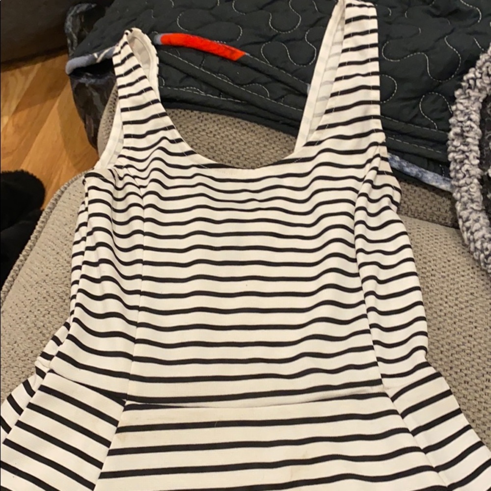 Black and white dress